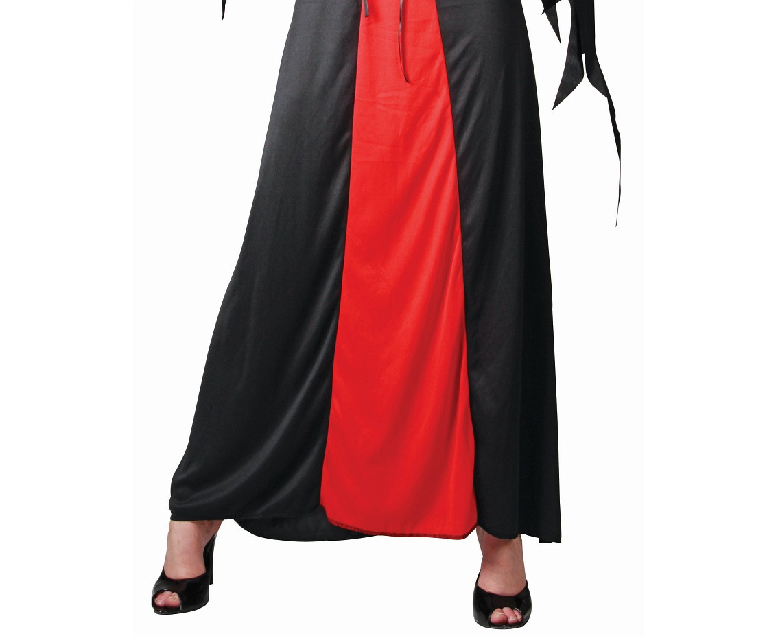 Role play-set for adult Red Vamp (dress, collar), size S